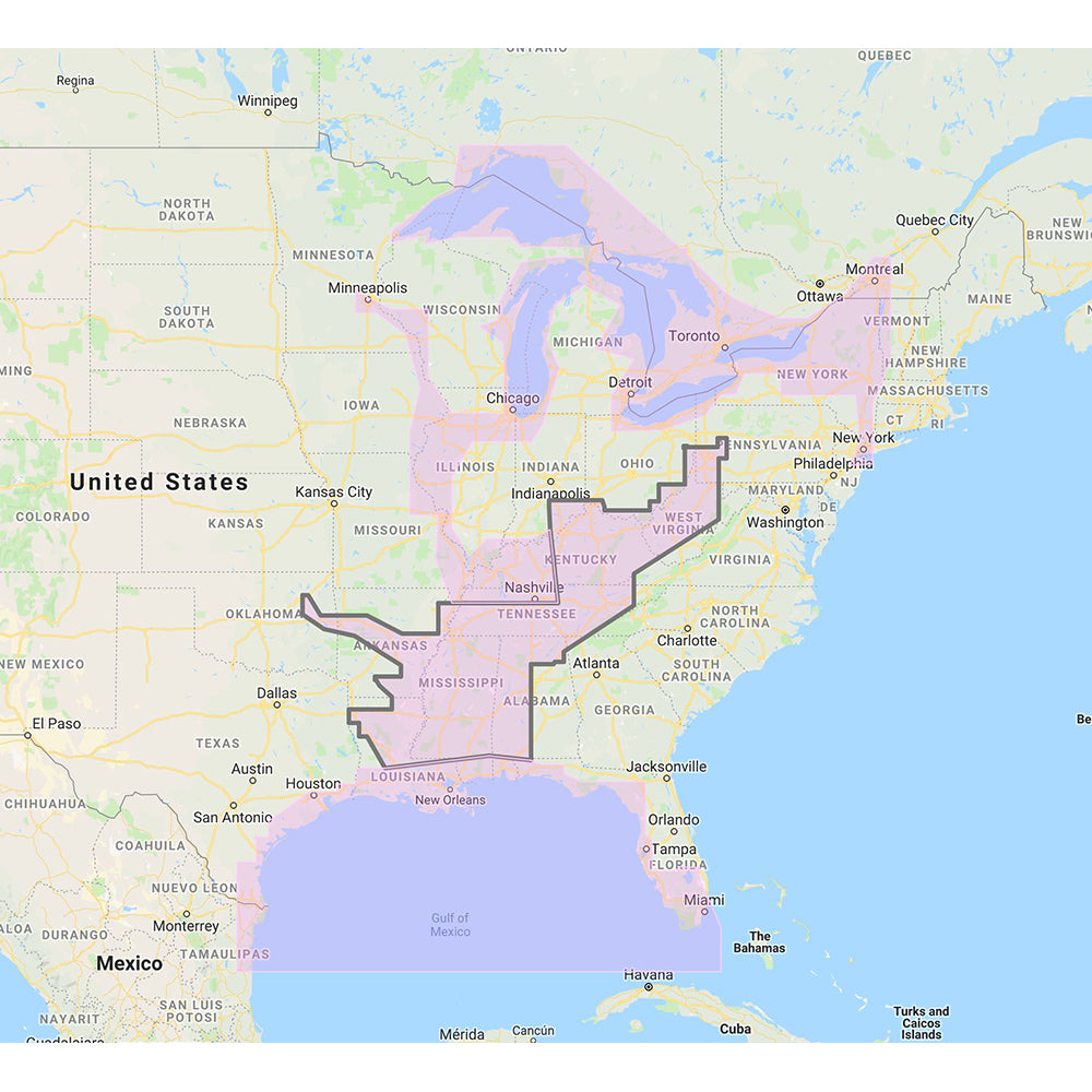 Furuno Gulf of Mexico, Great Lakes and Rivers - Vector Chart and Standard Resolution Satellite Photos for Part of the Great Lakes - Unlock Code | SendIt Sailing
