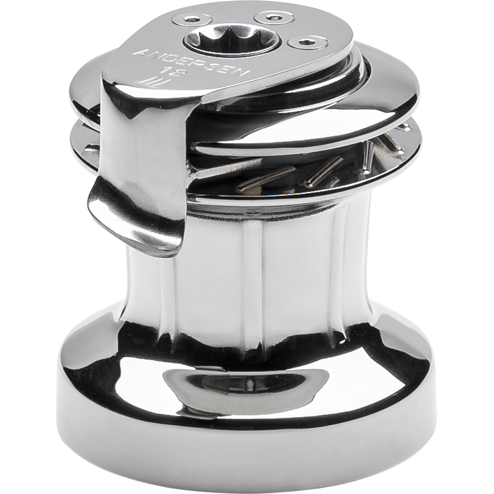 Andersen 12 Self-Tailing Manual Single Speed Winch - Full Stainless Steel | SendIt Sailing