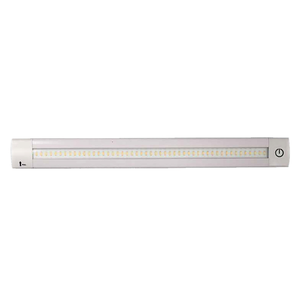 Lunasea Adjustable Linear LED Light with Built-In Dimmer - 12in Length, 12VDC, Warm White with Switch | SendIt Sailing