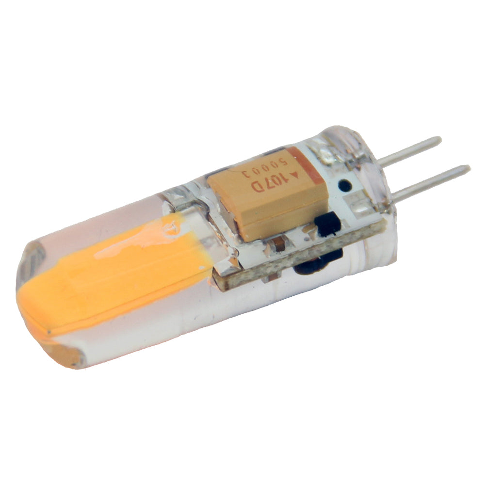 Lunasea Natural White G4 Bulb 2W 10-30VDC Bottom Pin Silicon Encapsulated | SendIt Sailing