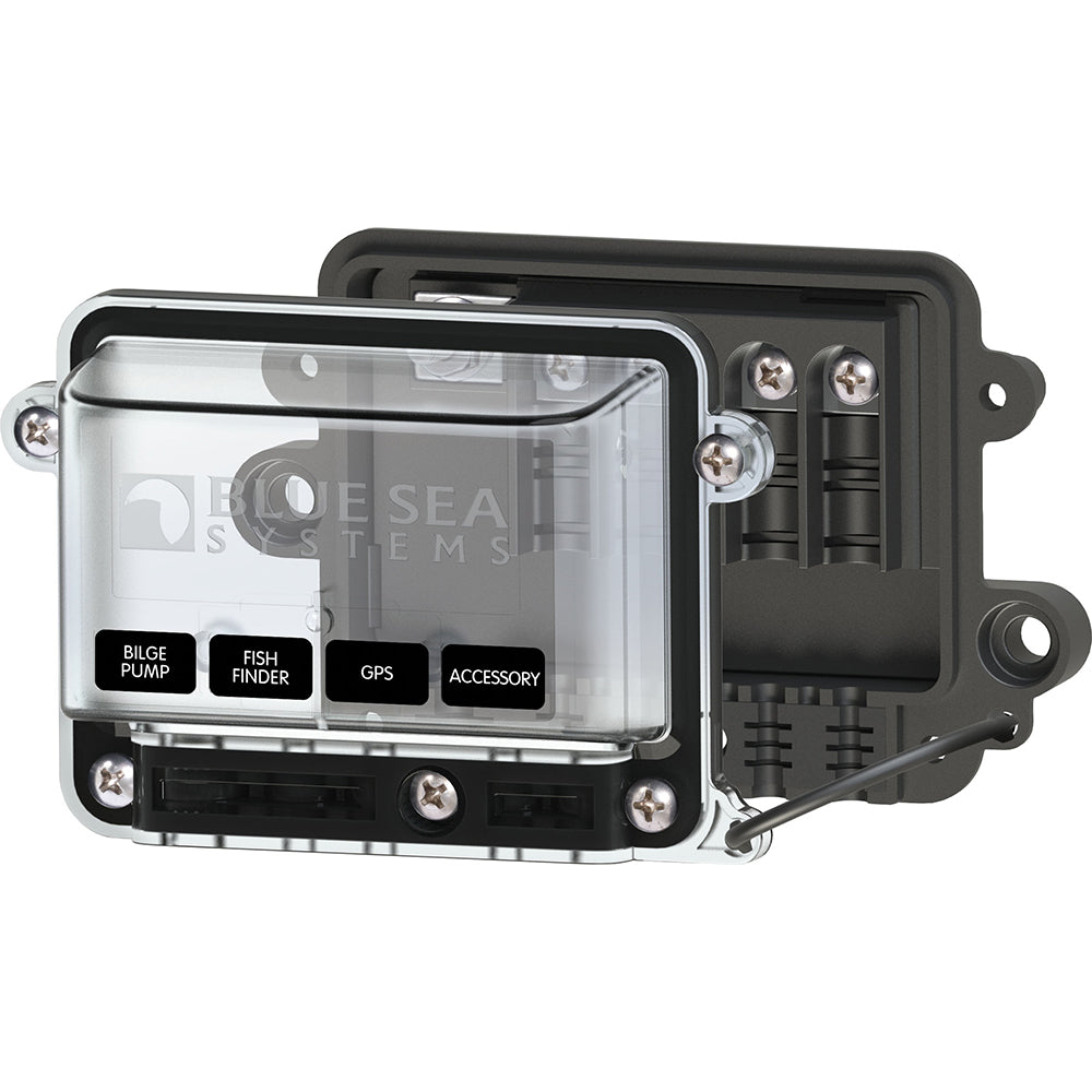 Blue Sea 2356 Water Resistant BusBar - 100 Amp with Cover | SendIt Sailing