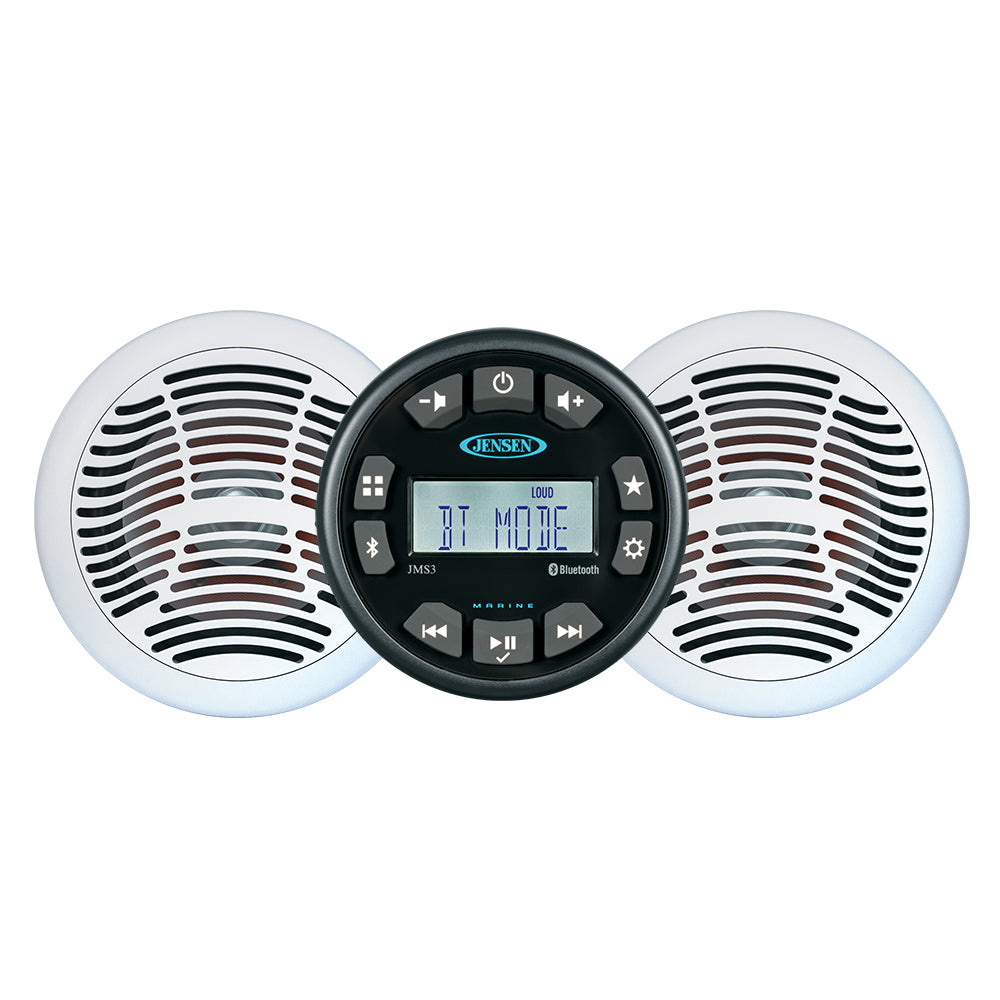 Jensen JMS3SPKG Stereo and 6.5in Speaker Package | SendIt Sailing