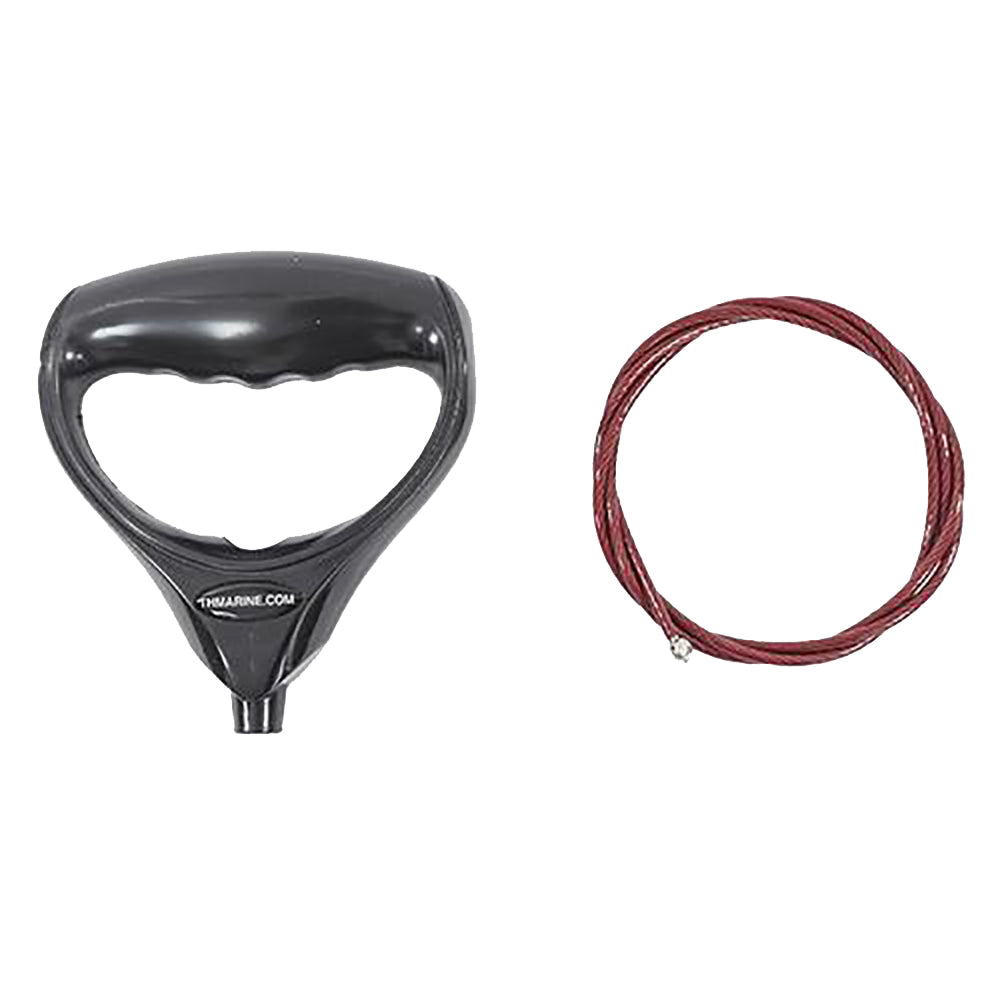 T-H Marine G-Force Trolling Motor Handle and Cable - Black | SendIt Sailing