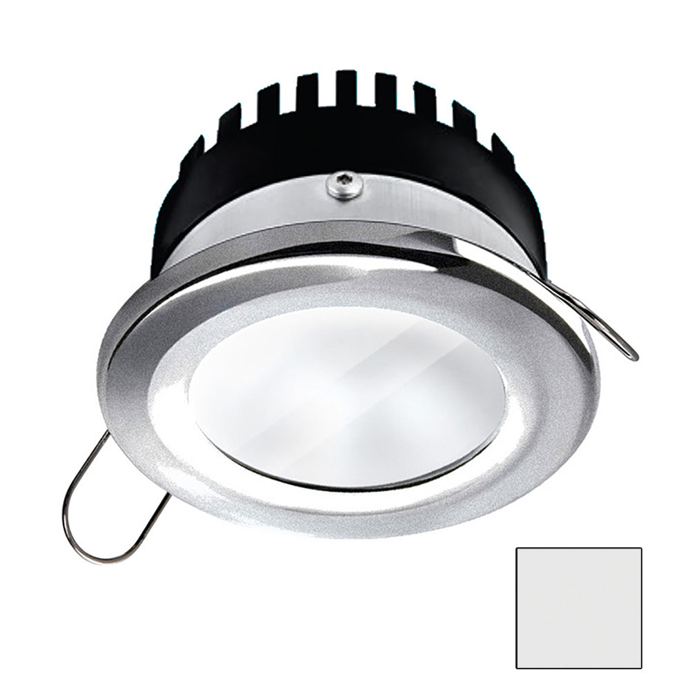 i2Systems Apeiron PRO A506 - 6W Spring Mount Light - Round - Cool White - Brushed Nickel Finish | SendIt Sailing