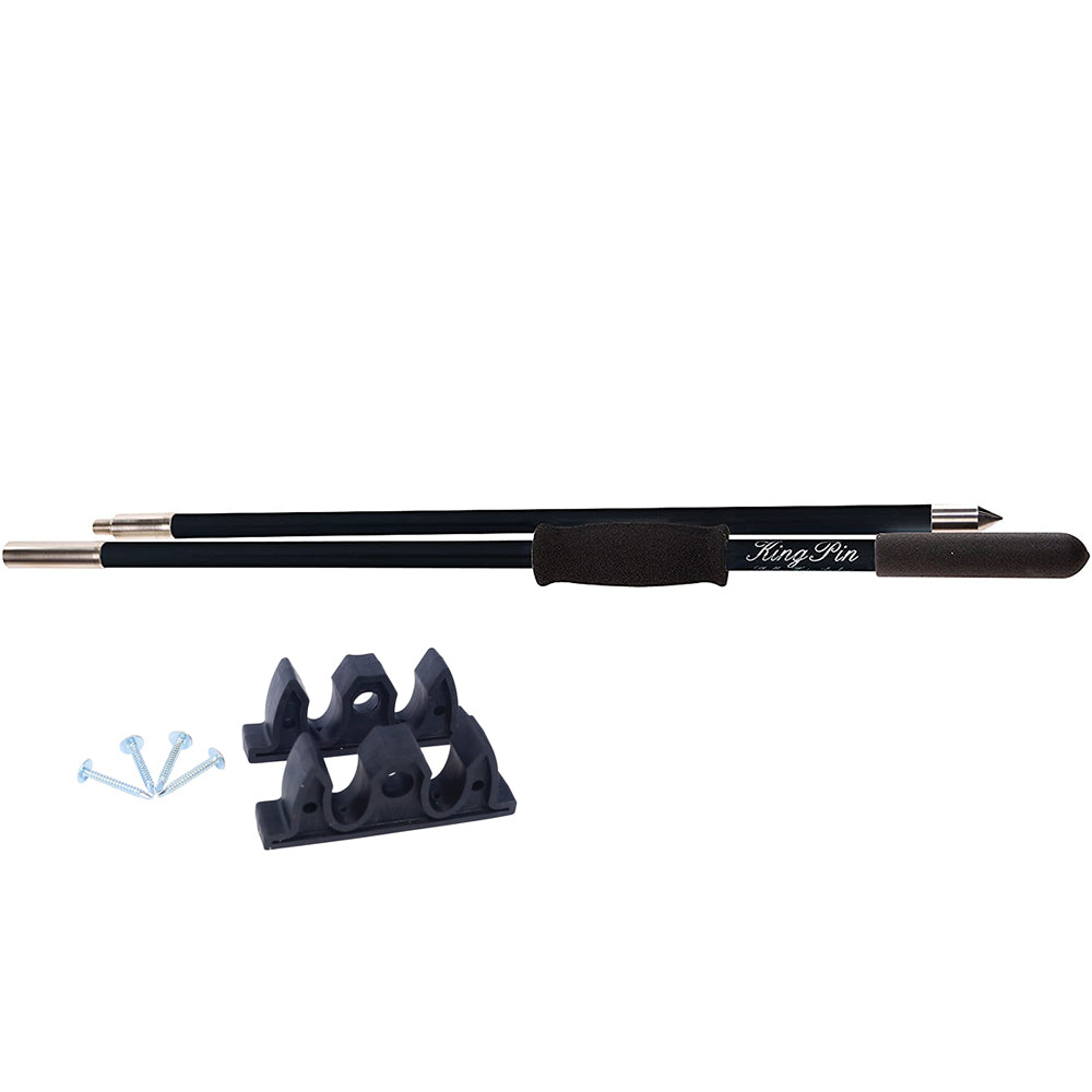 Panther 8ft King Pin Anchor Pole - 2-Piece - Black | SendIt Sailing