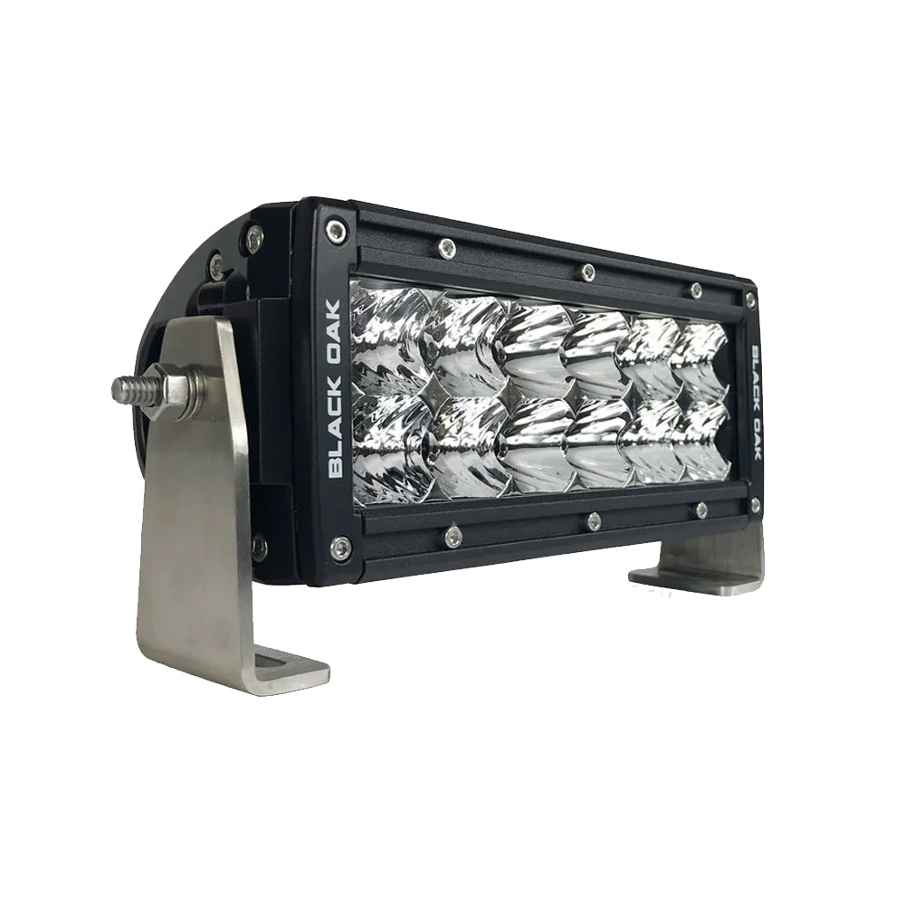 Black Oak Pro Series Double Row Combo 6in Light Bar - Black | SendIt Sailing