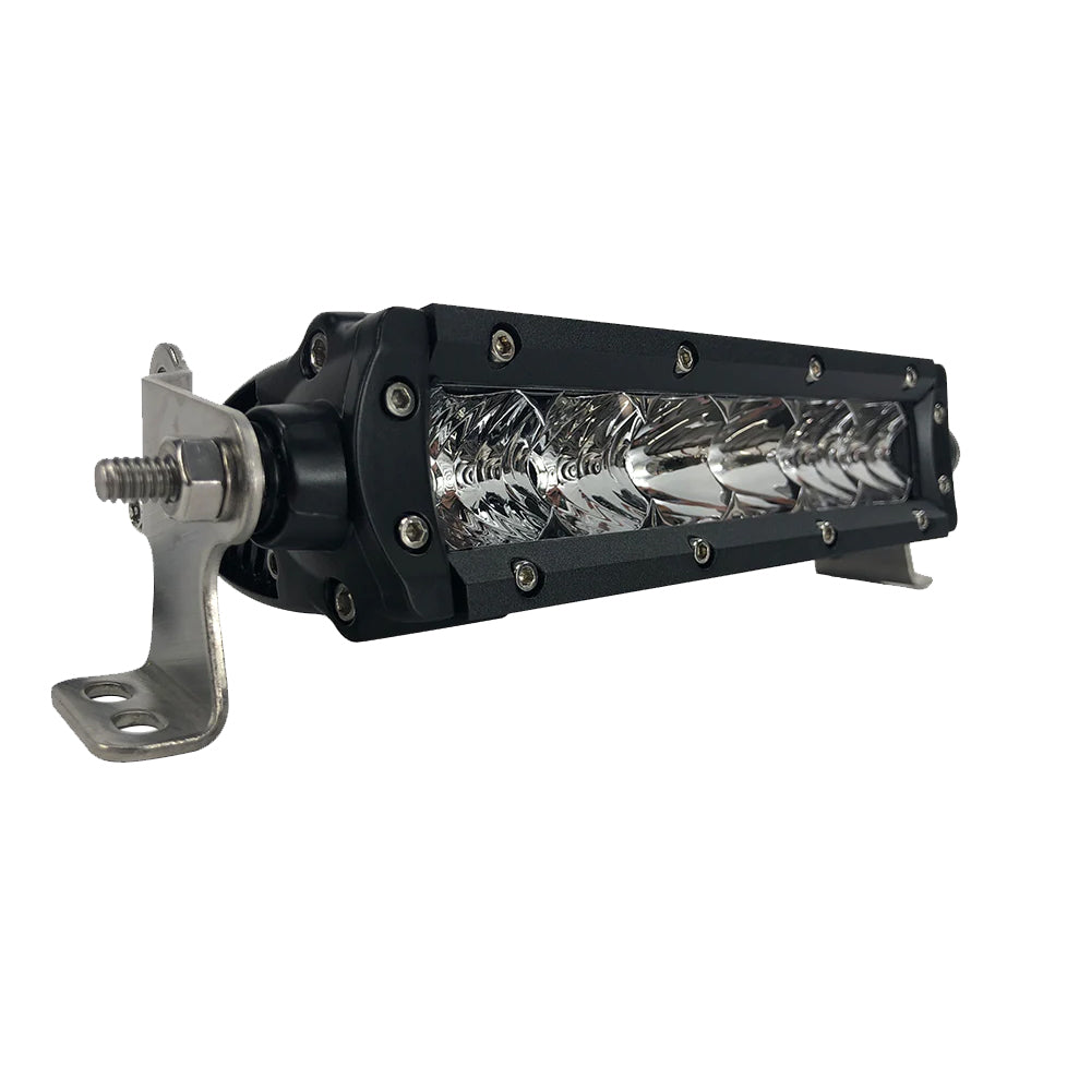 Black Oak Pro Series Single Row Combo 6in Light Bar - Black | SendIt Sailing