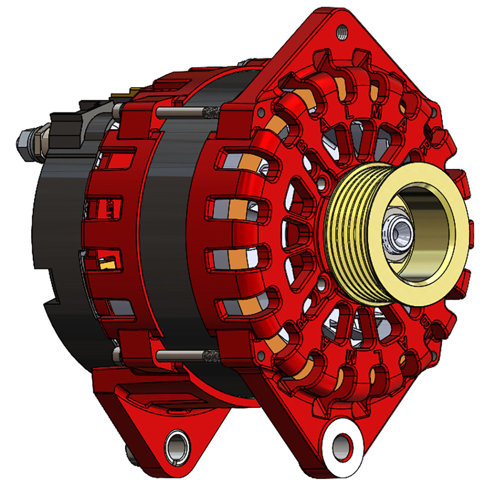 Balmar Alternator 250 AMP 12V 3.15in Dual Foot Saddle K6 Pulley | SendIt Sailing