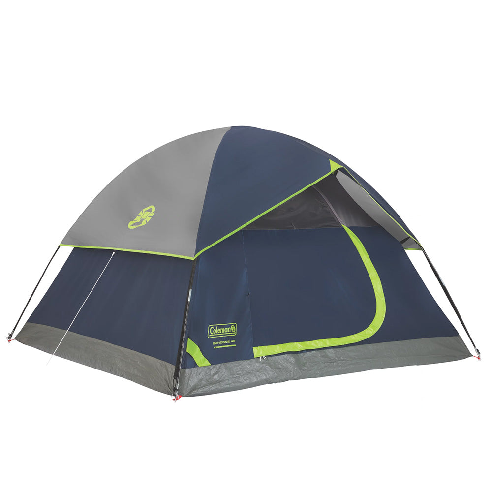 Coleman Sundome 4-Person Camping Tent - Navy Blue and Grey | SendIt Sailing