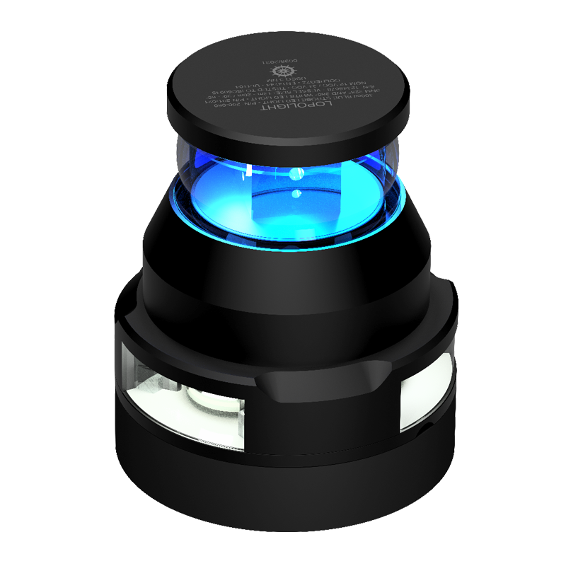 Lopolight 360 Degree Blue Strobe 300CD + 3nm 225 Degree/360 Degree White | SendIt Sailing