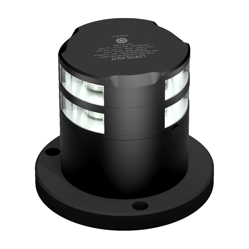 Lopolight 2nm Double 360 Degree White Black Ice-Class | SendIt Sailing