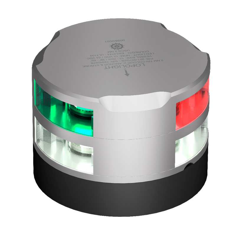 Lopolight 2nm Tricolor Anchor Silver | SendIt Sailing