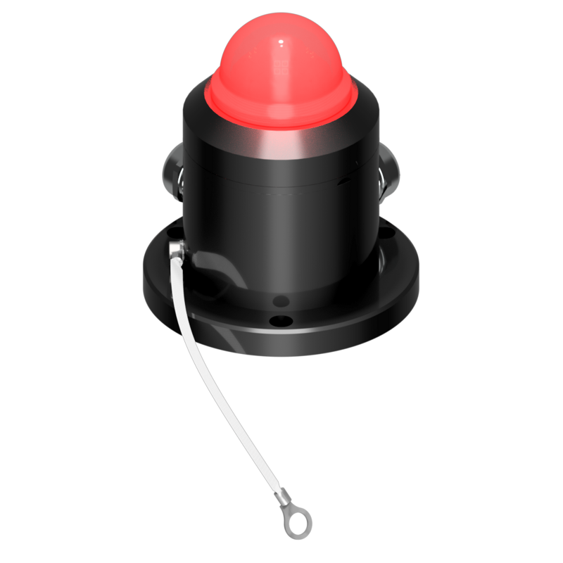 Lopolight Obstruction Light Red Hemispherical Double | SendIt Sailing