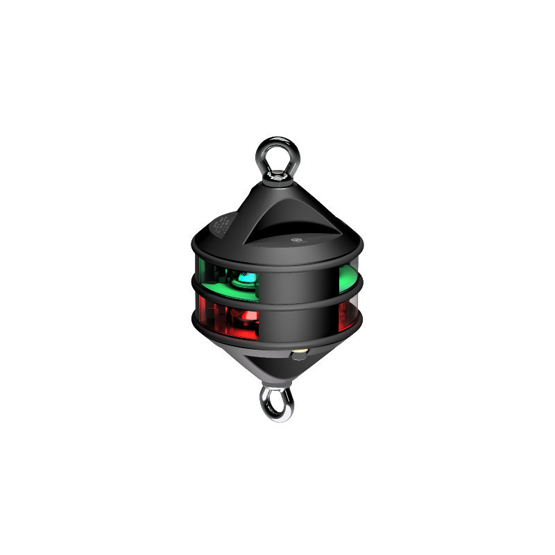 Lopolight 3nm 360 Degree Red/Green Hoist Black | SendIt Sailing
