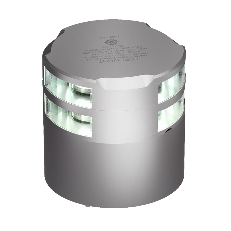 Lopolight 3nm Double 360 Degree White Black | SendIt Sailing