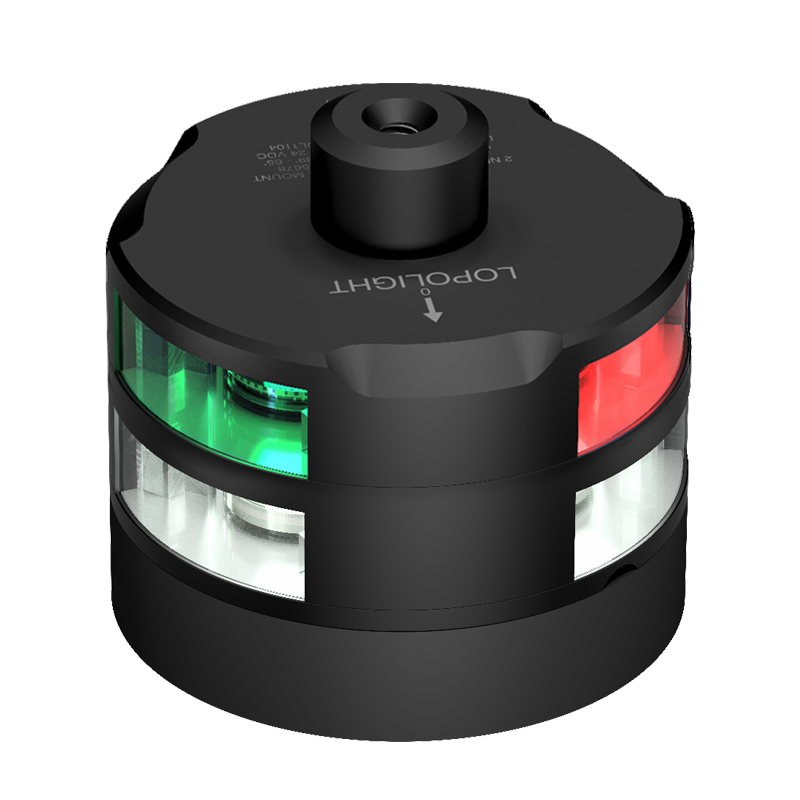 Lopolight 2nm Tri-Anchor/Strobe Windex Black Anodizing | SendIt Sailing