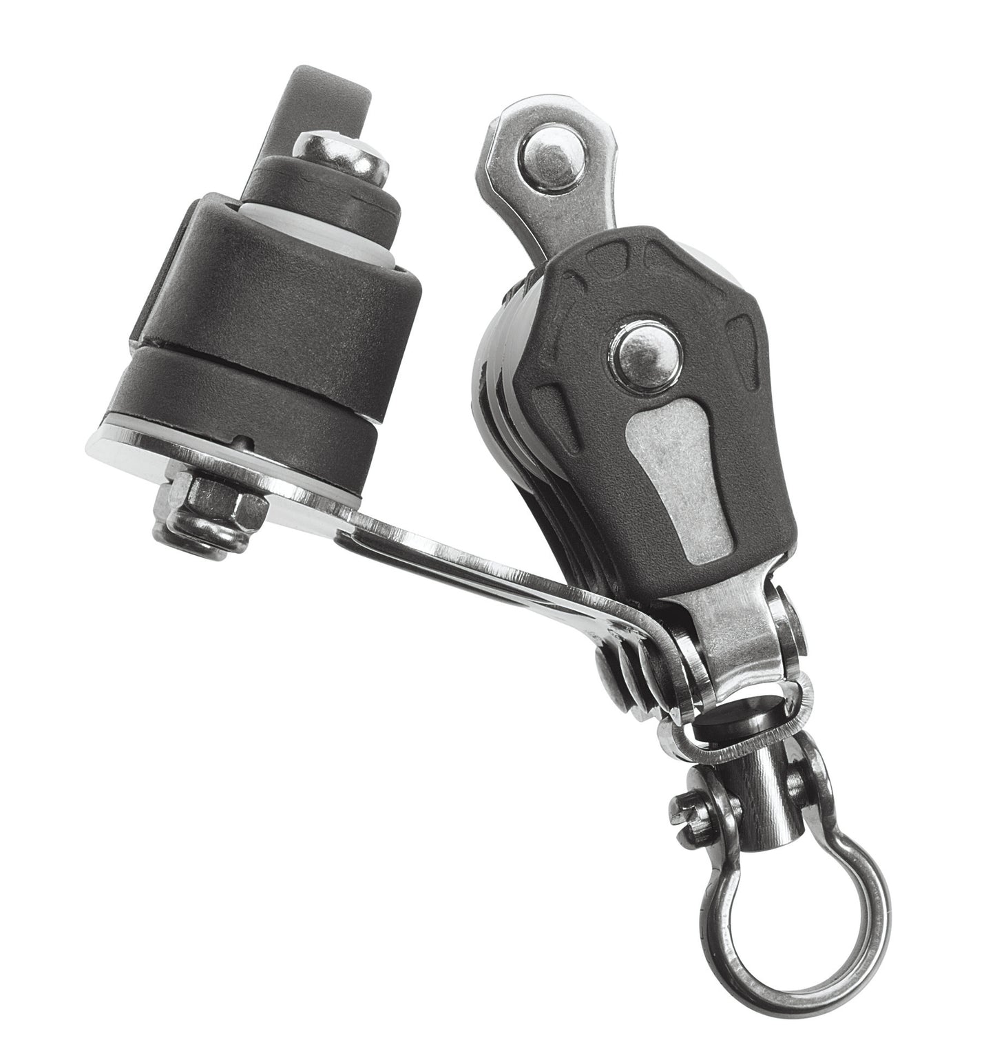 Barton Marine Size 0 20mm Plain Bearing Pulley Block Triple Becket & Swivel | SendIt Sailing