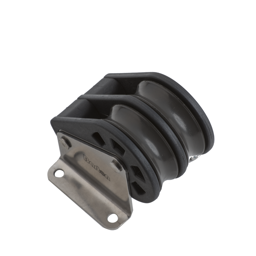 Barton Marine Size 3 45mm Plain Bearing Pulley Block Double Upright Block | SendIt Sailing