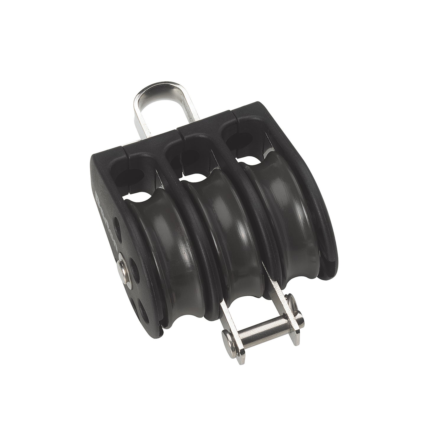 Barton Marine Size 3 45mm Plain Bearing Pulley Block Triple Fixed Eye & Becket | SendIt Sailing