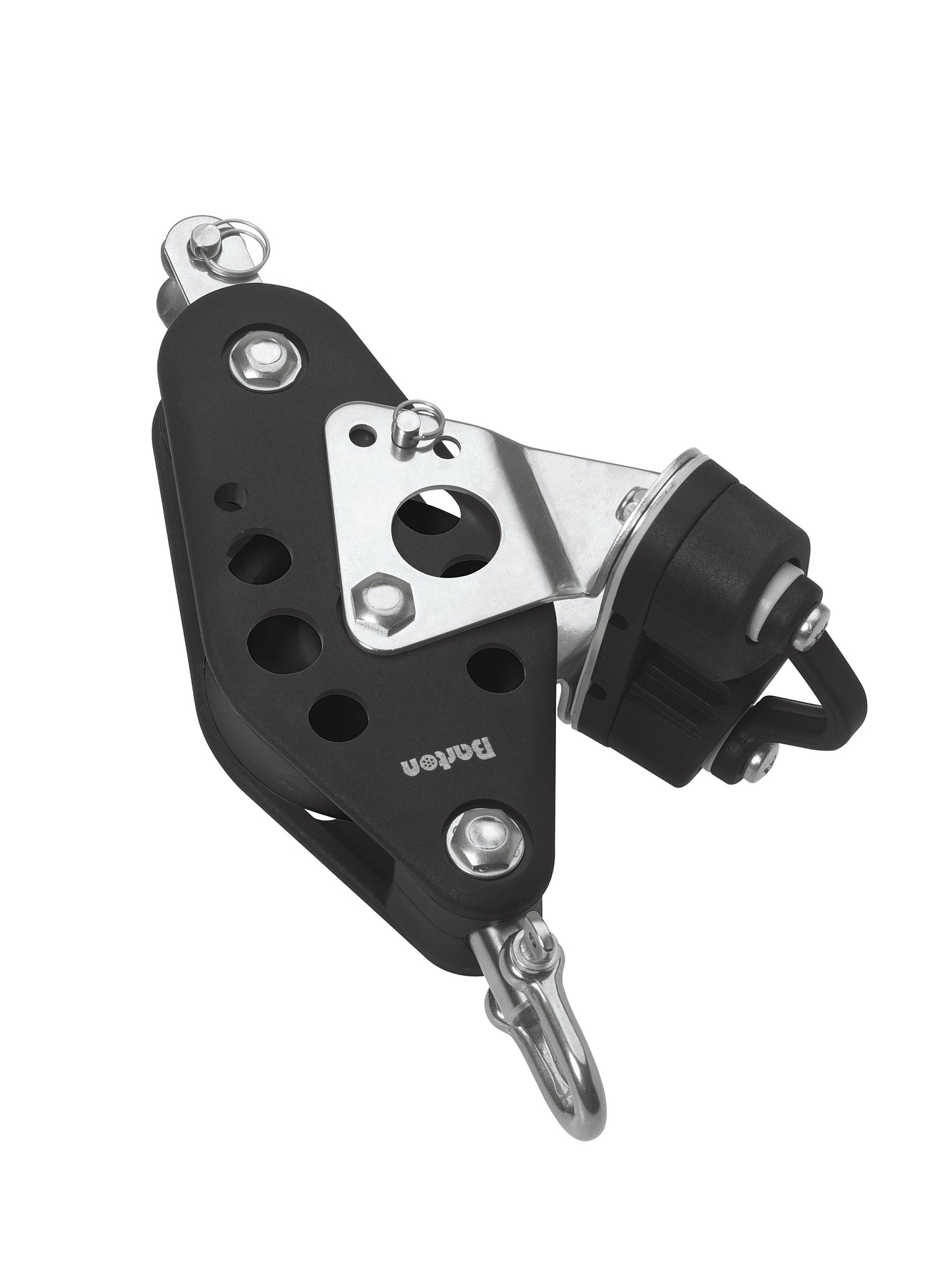 Barton Marine Size 7 44/72mm Fiddle Plain Bearing Pulley Block Swivel Becket & Cam | SendIt Sailing