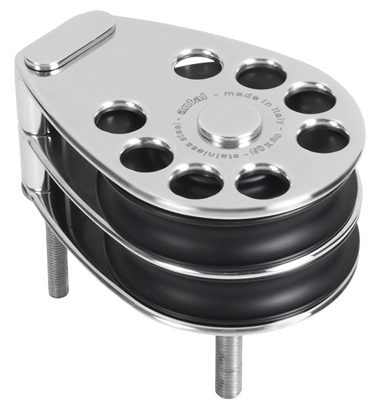 Antal S1512 Stainless Steel Double Deck Block D150 | SendIt Sailing
