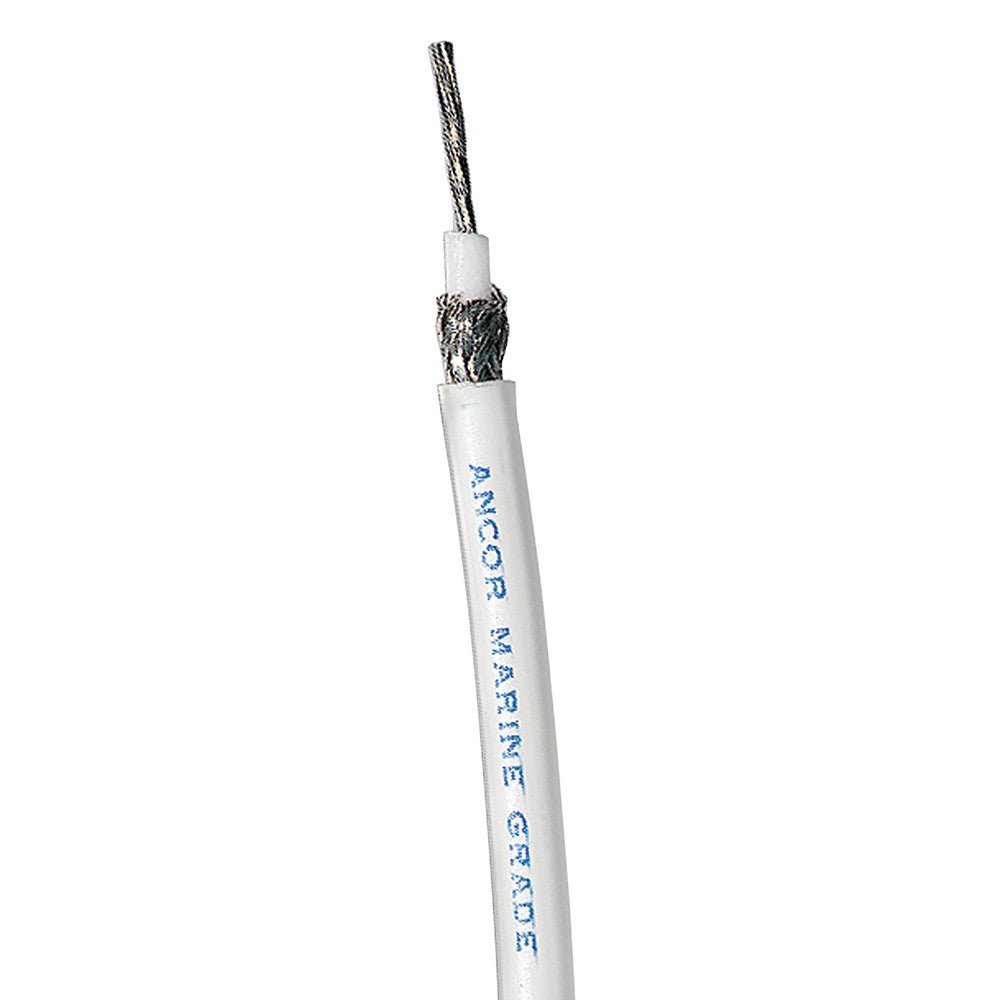 ANCOR RG-213 WHITE TINNED COAXIAL CABLE - 100ft | SendIt Sailing