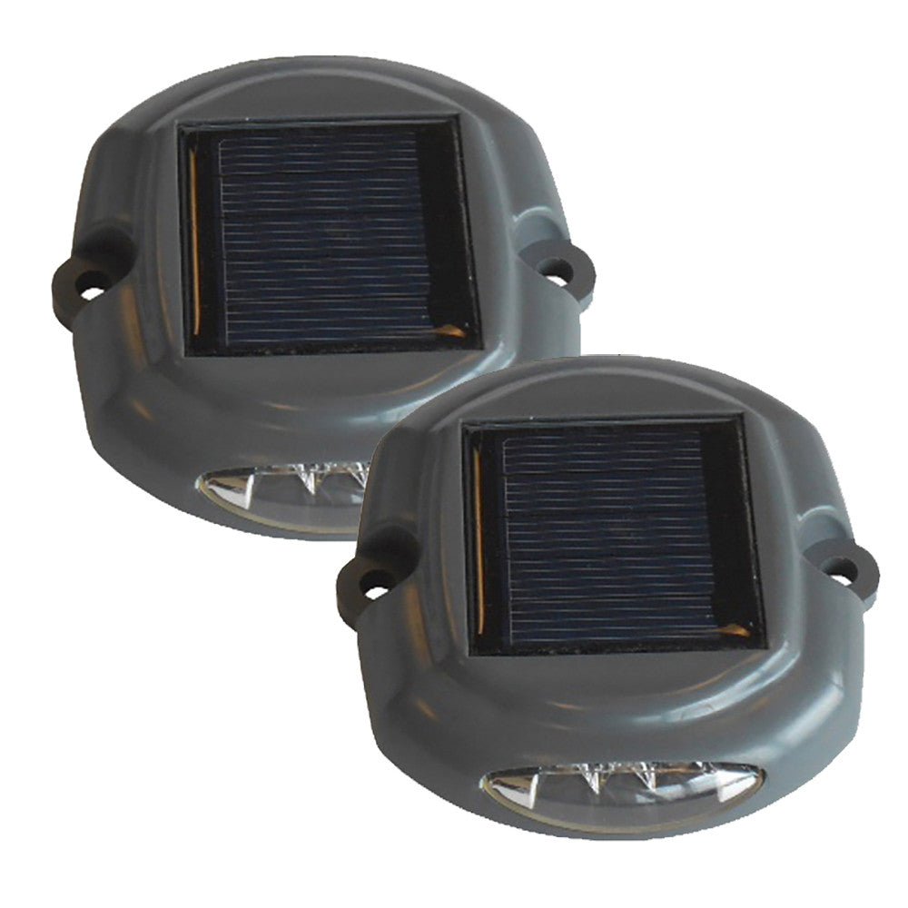 DOCK EDGE DOCKLITE SOLAR DOCK & DECK LIGHT - 2-PACK | SendIt Sailing