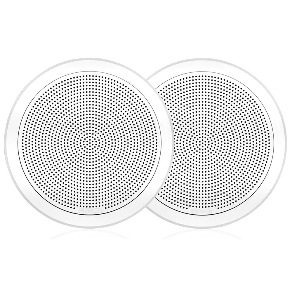 Fusion FM-F77RW FM Series 7.7in Flush Mount Round Marine Speakers - 200W | SendIt Sailing