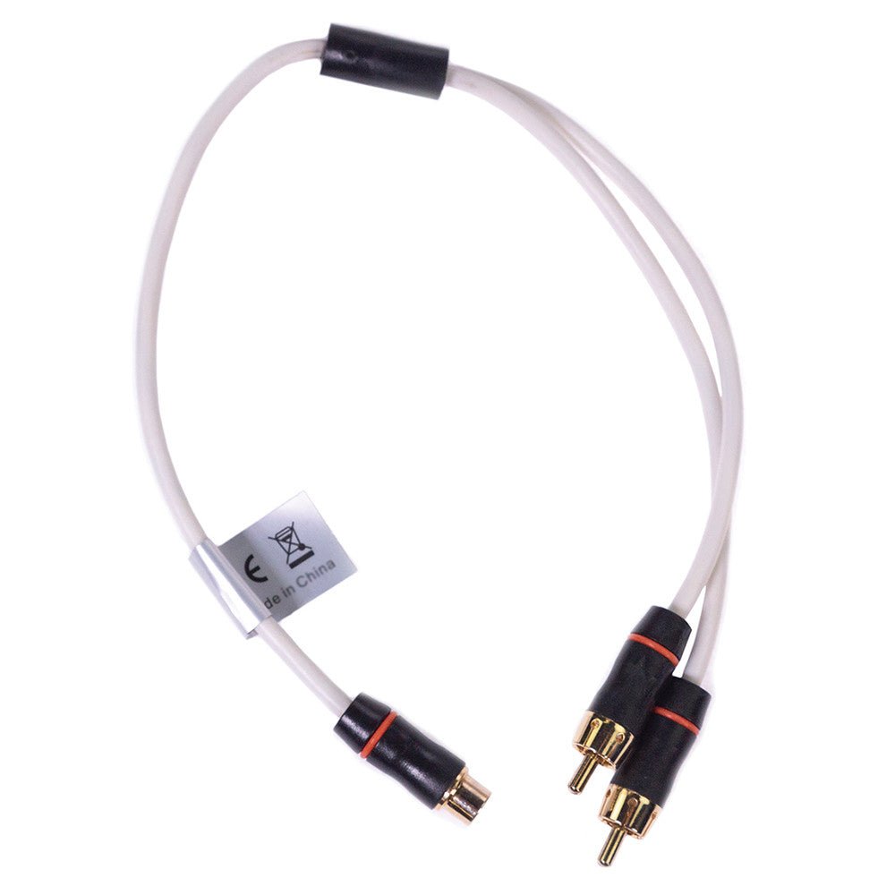 Fusion Performance RCA Cable Splitter - 1 Female to 2 Male | SendIt Sailing