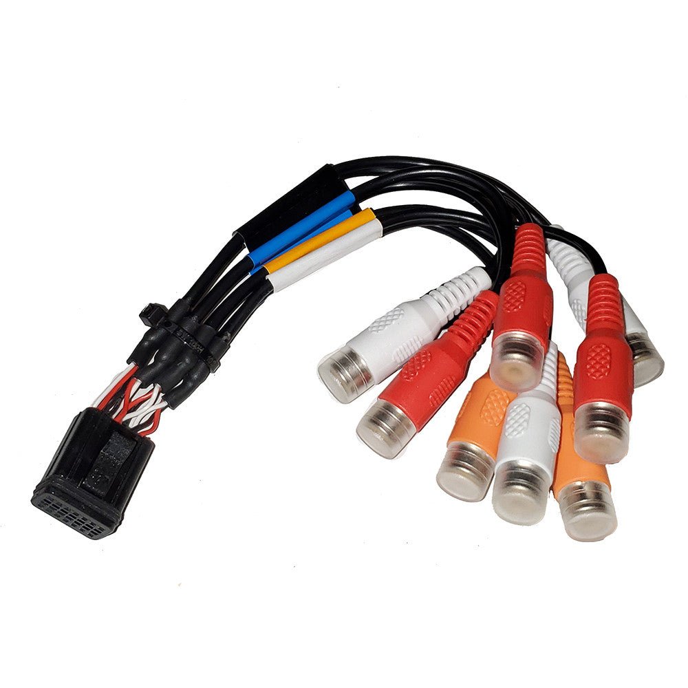 Fusion Wire Harness f/ MS-RA670 & MS-RA770 Stereo - Zone 1 & 2 (B Port-RCA) | SendIt Sailing