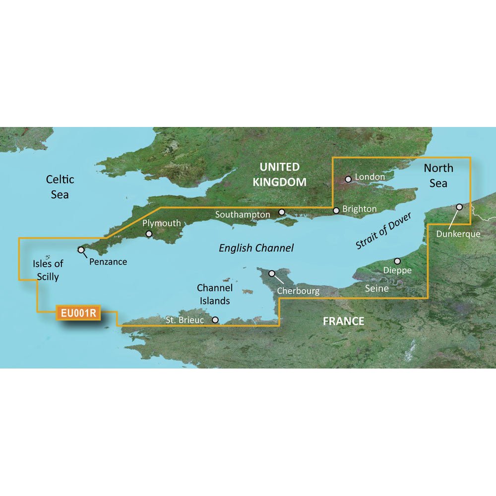 Garmin BlueChart g3 HD - HXEU001R - English Channel | SendIt Sailing