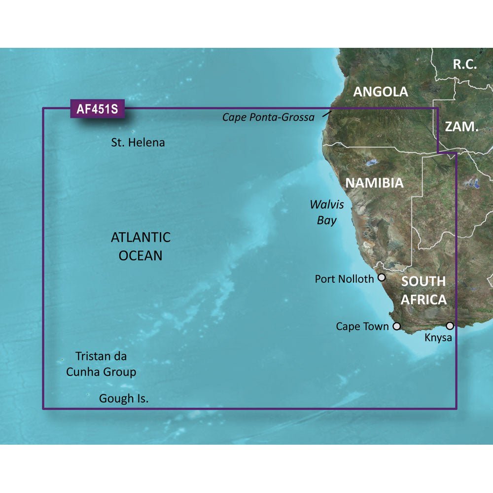 Garmin BlueChart g3 Vision HD - VAF451S - Namibia - Knysna, SA | SendIt Sailing