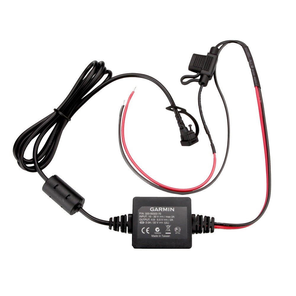 Garmin Motorcycle Power Cord | SendIt Sailing