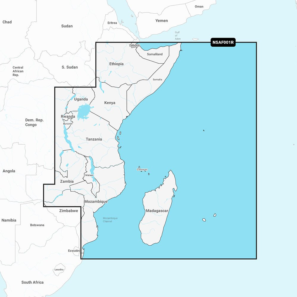 Garmin Navionics+ NSAF001R - Africa, East - Marine Chart | SendIt Sailing