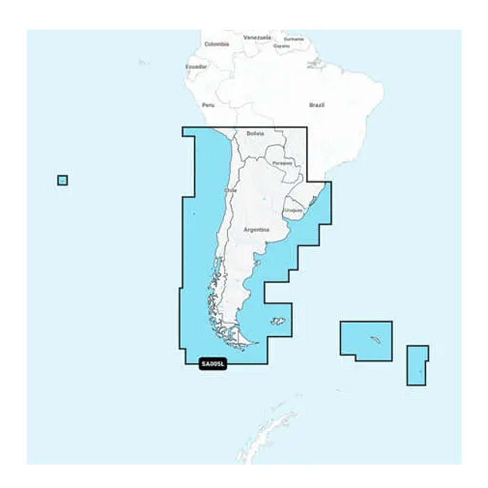 Garmin Navionics+ NSSA005L - Chile, Argentina & Easter Island | SendIt Sailing