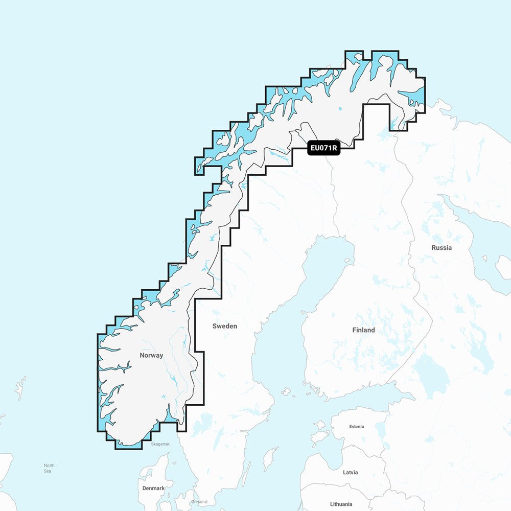 Garmin Navionics Vision+ NVEU071R - Norway, Lakes & Rivers | SendIt Sailing