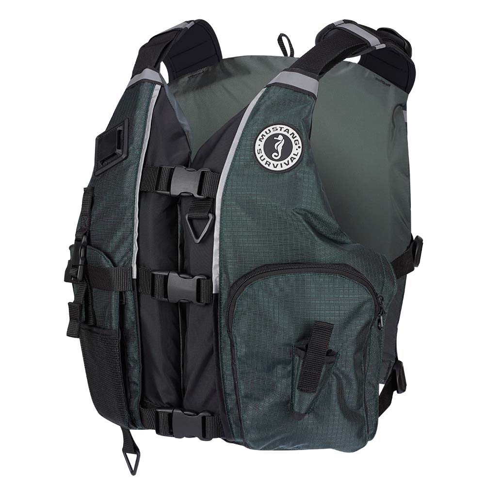 Mustang Topwater Foam Vest - Green - Adult Universal | SendIt Sailing