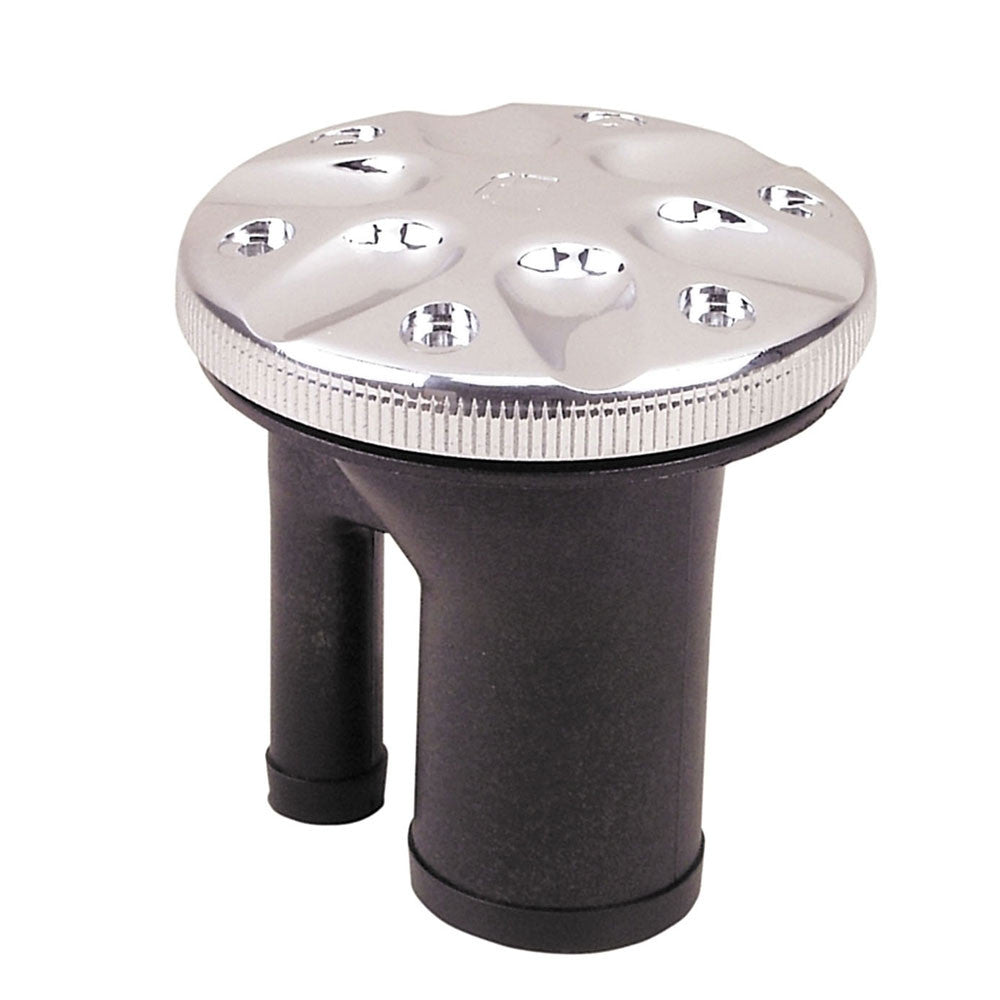 Perko 0591 Vented Fill f/1-1/2in Hose - Straight Neck - Chrome | SendIt Sailing