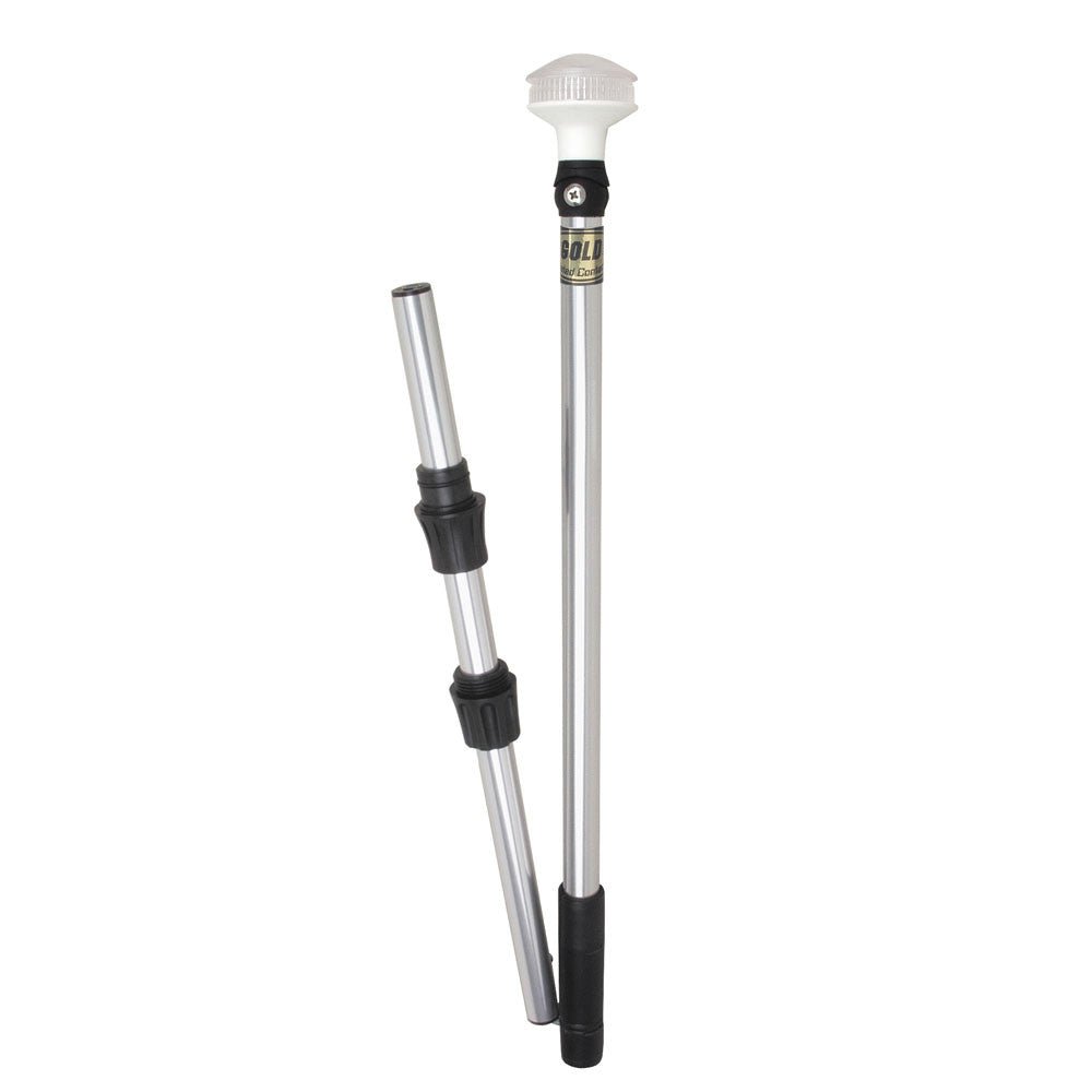 Perko Omega Series Universal LED Pole Light - 48in with Fold In Half Pole | SendIt Sailing