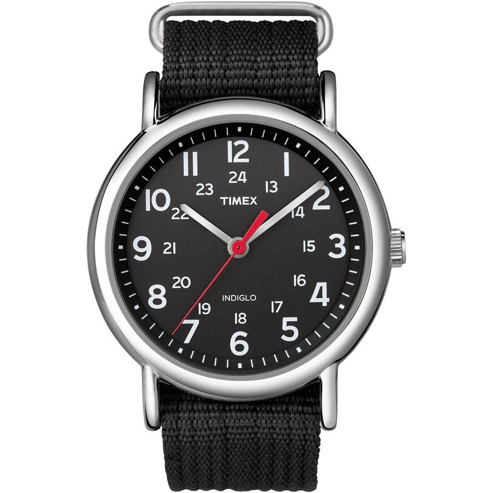 Timex Weekender Slip-Thru Watch - Black | SendIt Sailing