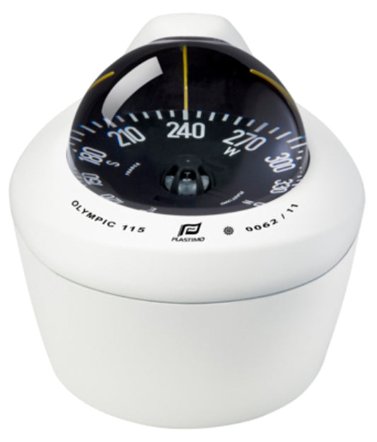 Plastimo Compass Olympic 115 White Flush Flat Card | SendIt Sailing