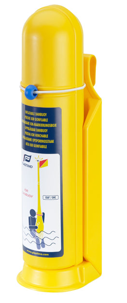 Plastimo Inflatable Danbouy Yellow Container | SendIt Sailing