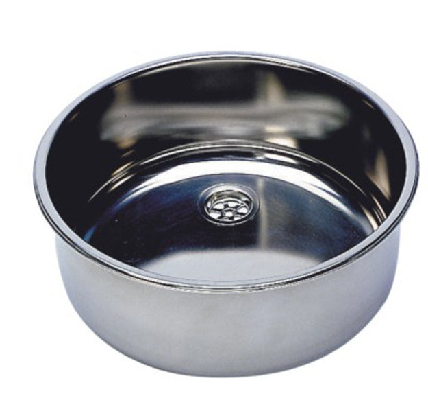 Plastimo Round Stainless Sink Satin 14.4inx6in | SendIt Sailing