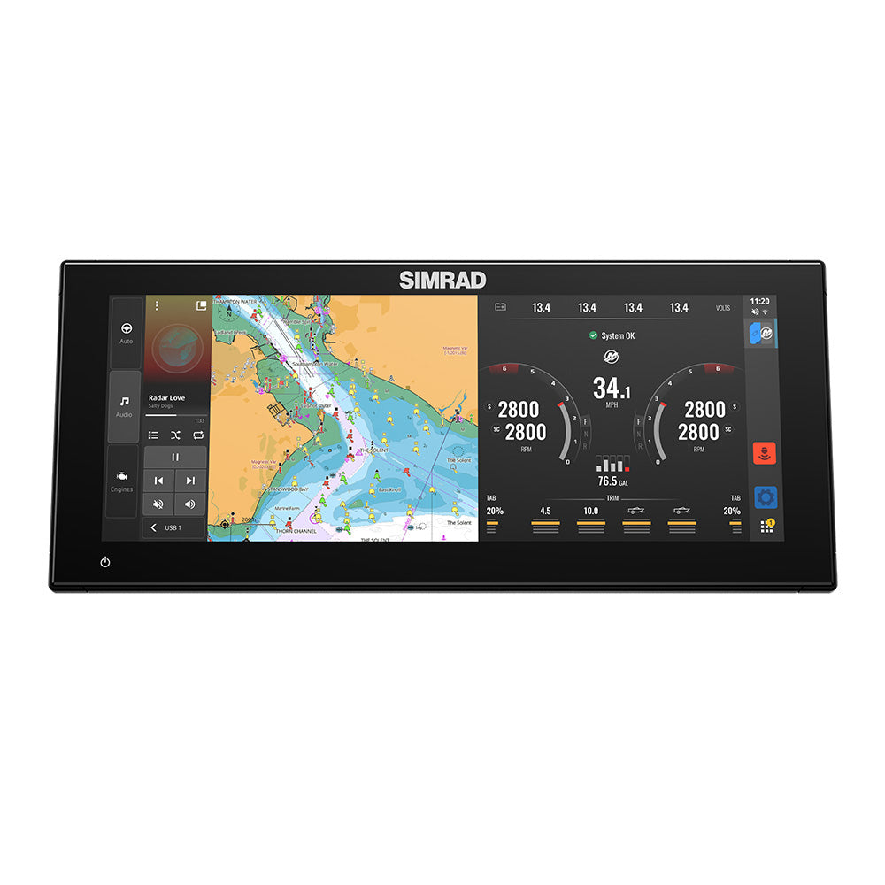 Simrad NSX 3015UW Combo with Active Imaging 3-in-1 Transducer