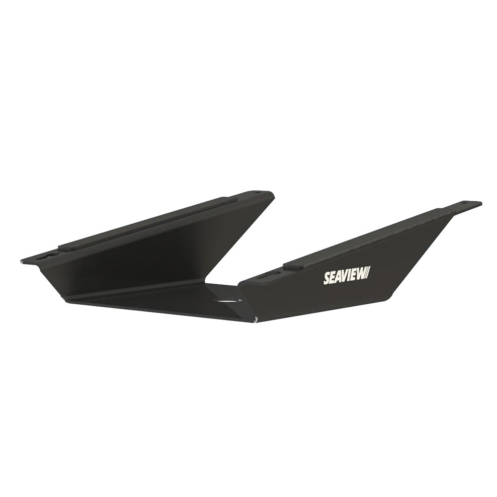 Seaview Aluminum 8&deg; Wedge Base for Starlink Flat High-Performance Antenna - Black | SendIt Sailing