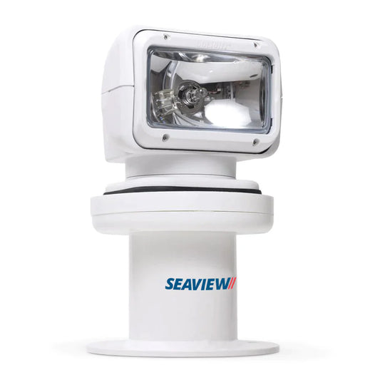 Seaview 5.63in Vertical Searchlight Mount for RCL95 - 8in Round Baseplate | SendIt Sailing