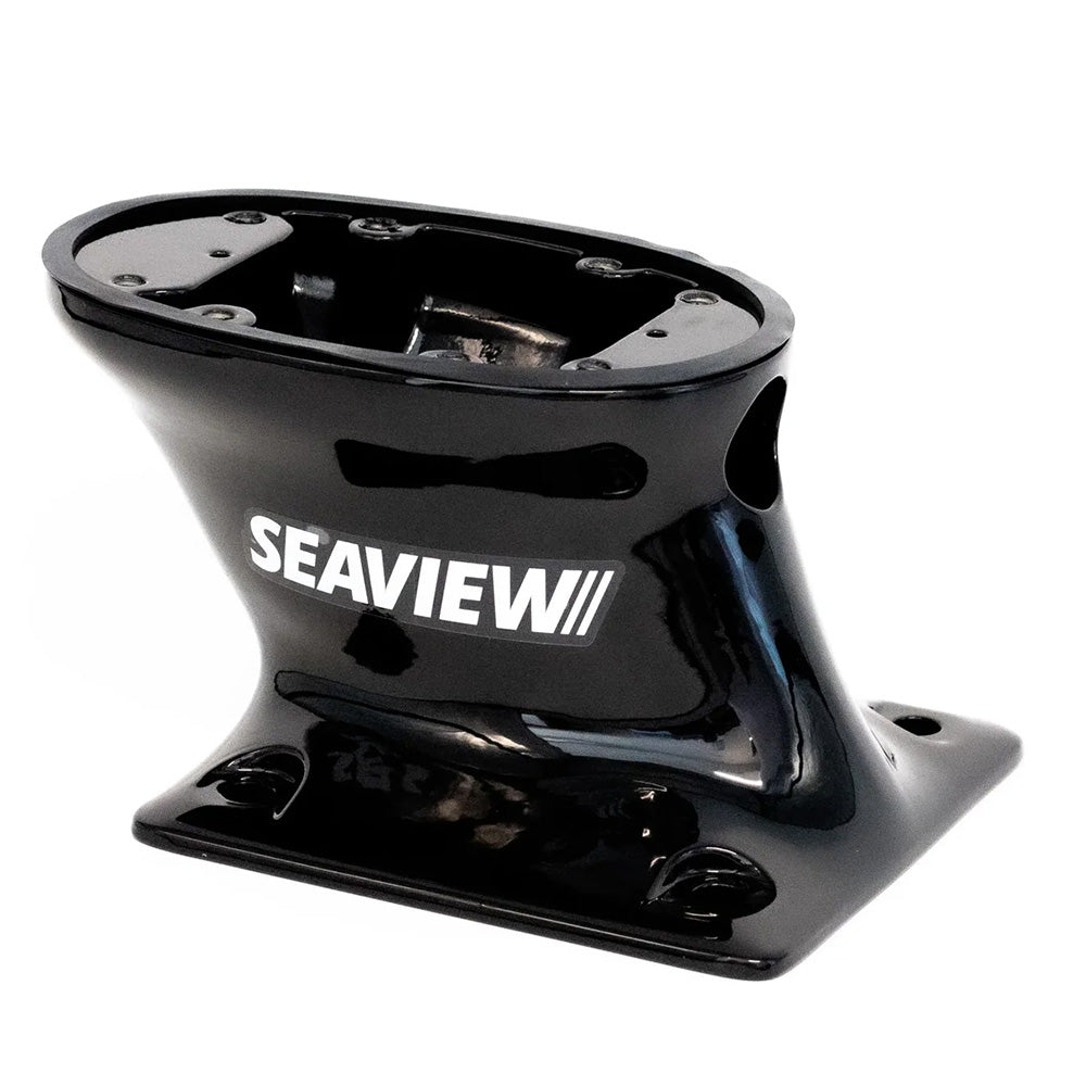 Seaview 5in Black Modular Mount - Forward Raked - 7inx7in Base Plate - Top Plate Required | SendIt Sailing