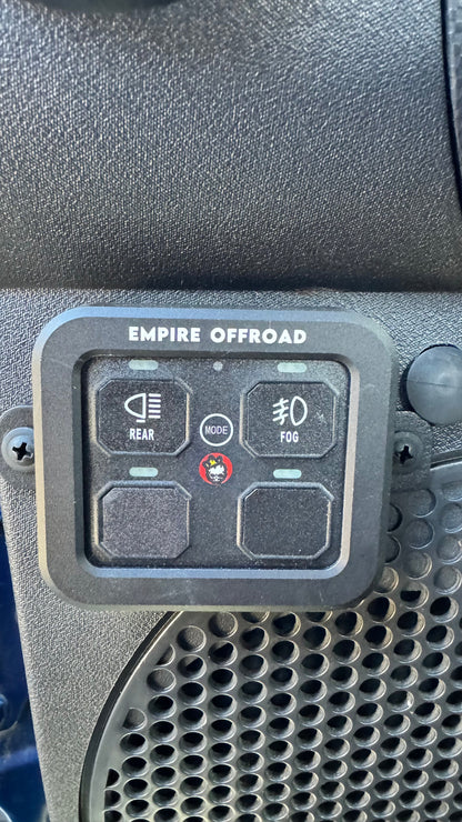 Empire Offroad LED Highrise RGB 4 Channel Universal Switch Panel | SendIt SailingEmpire Offroad LED Highrise RGB 4 Channel Universal Switch Panel