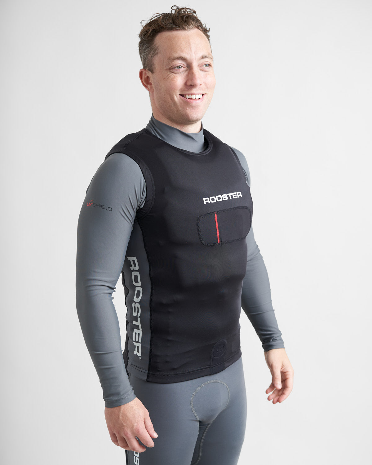 Rooster Pro Compression Bib for Harness with Safety Knife Pocket | SendIt Sailing