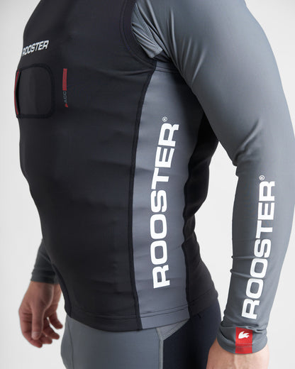 Rooster Pro Compression Bib for Harness with Safety Knife Pocket | SendIt Sailing